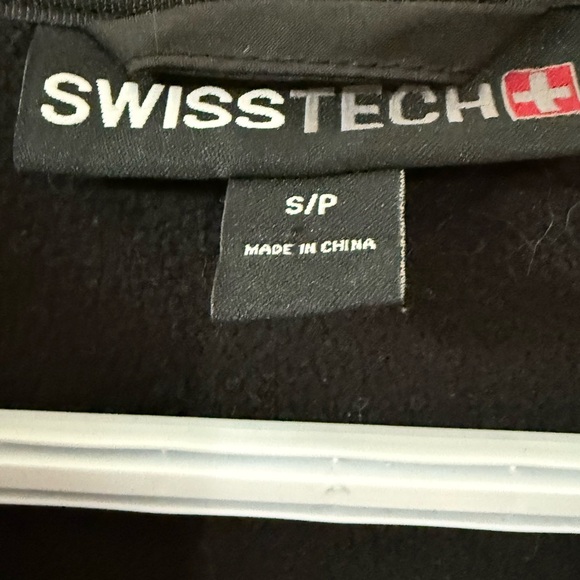 Swiss Tech Black Fleece Jacket - Picture 3 of 3